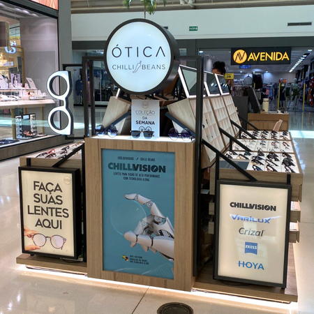 Logo da loja ótica chilli beans